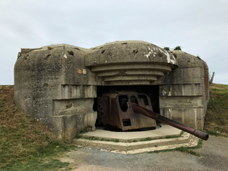 Long-distance hourly chauffeur service to D-Day Beaches - Gold Beach German battery fortifications