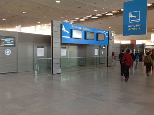 Airport Charles de Gaulle terminal 2C