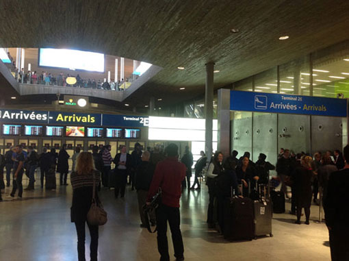 Terminal 2E in Charles de Gaulle airport